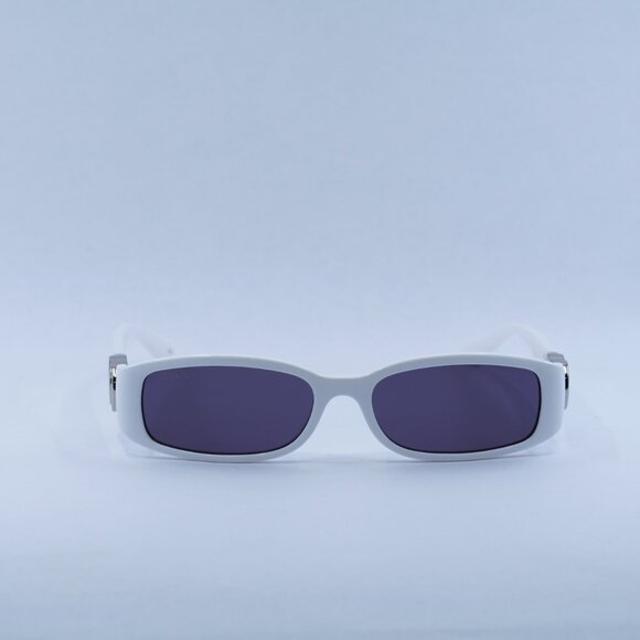 ?️ New Gucci GG1661S 003 Sunglasses - White Frame, Grey Lenses main image 9